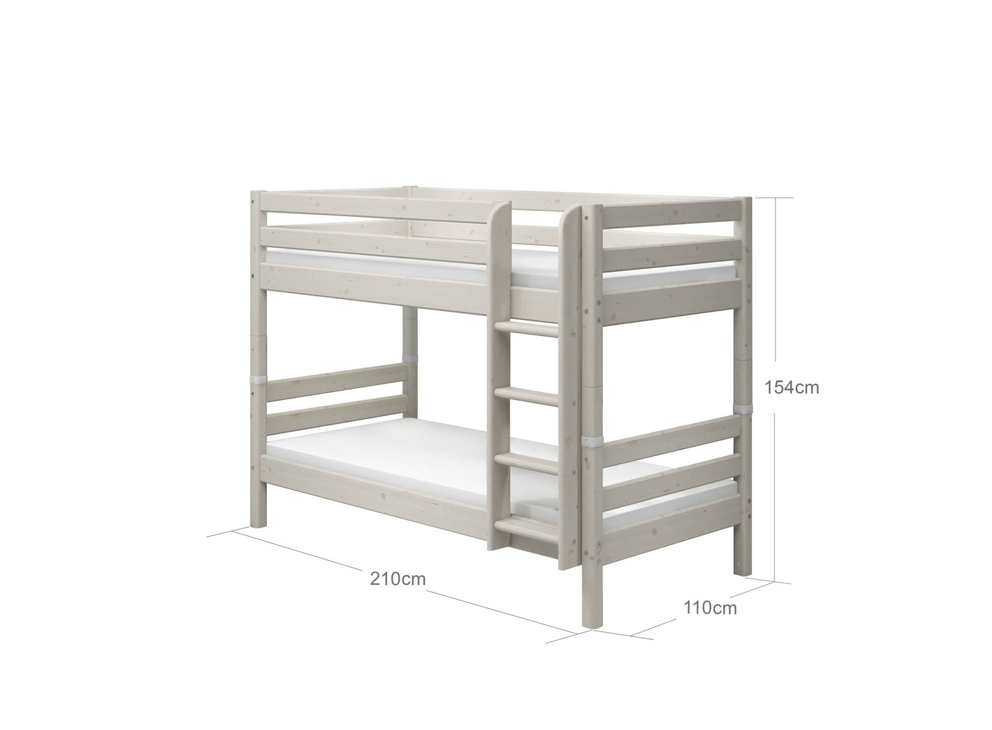 [product_category]-FLEXA Bunk bed with straight ladder-FLEXA-5706459052847-90-10032-2-01-FLE-10