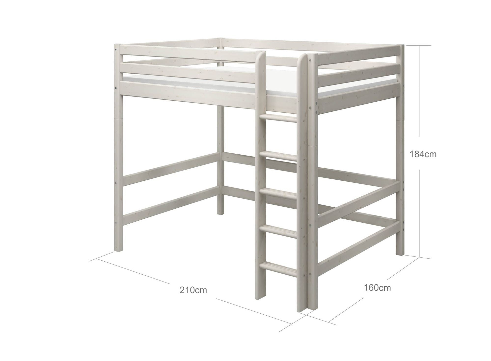 [product_category]-FLEXA High bed with straight ladder-FLEXA-5706459073194-90-10621-2-01-FLE-8