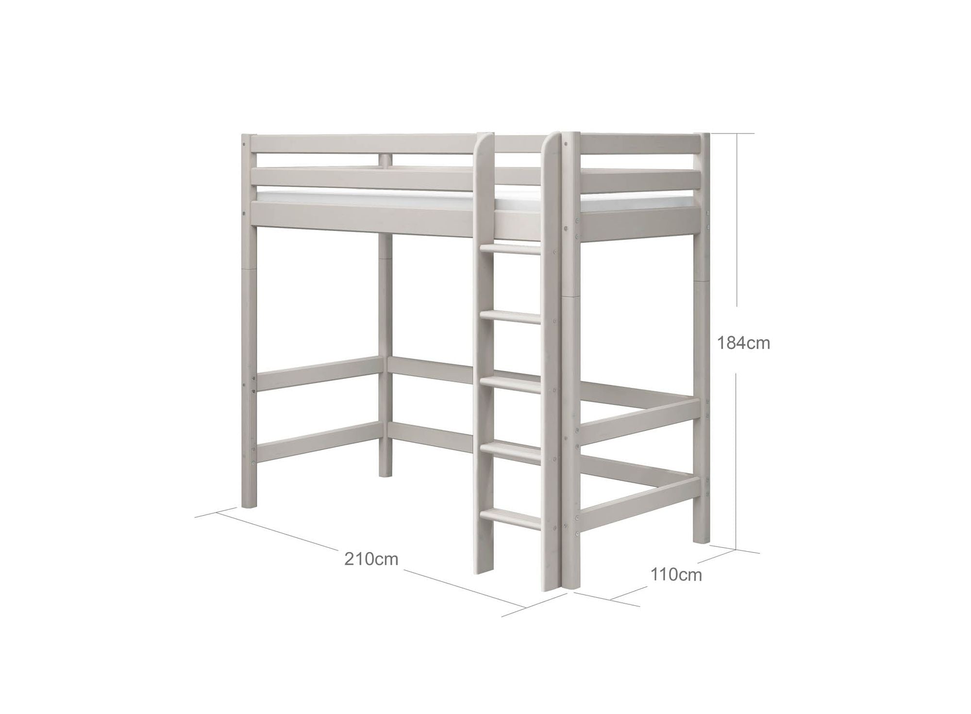 [product_category]-FLEXA High bed with straight ladder-FLEXA-5706459120966-90-10070-3-01-FLE-8