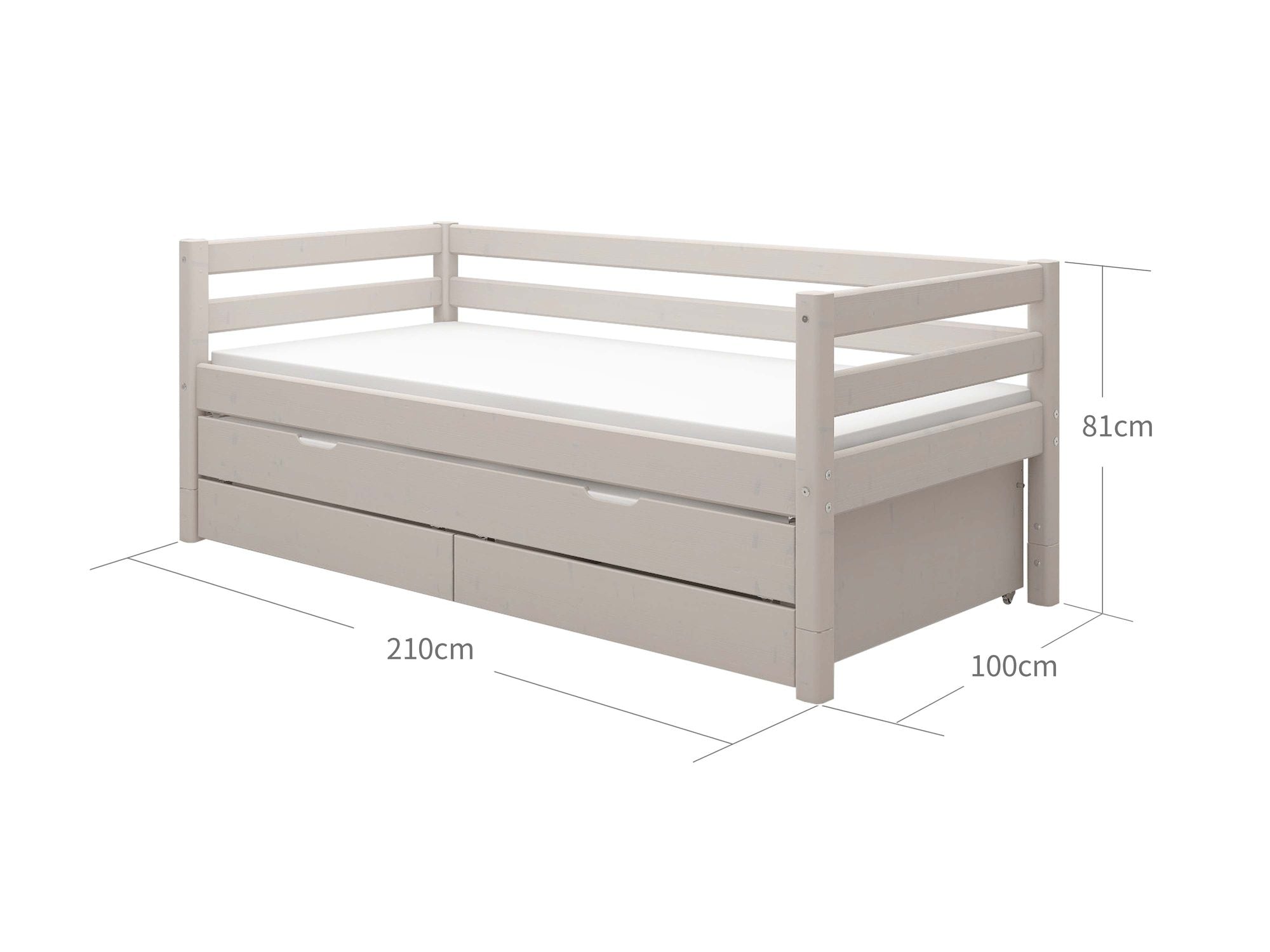 [product_category]-FLEXA Single bed with trundle pullout bed-FLEXA-5706459124674-90-10157-3-01-FLE-10