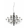  2097/30 Clear Chandelier Black Matt