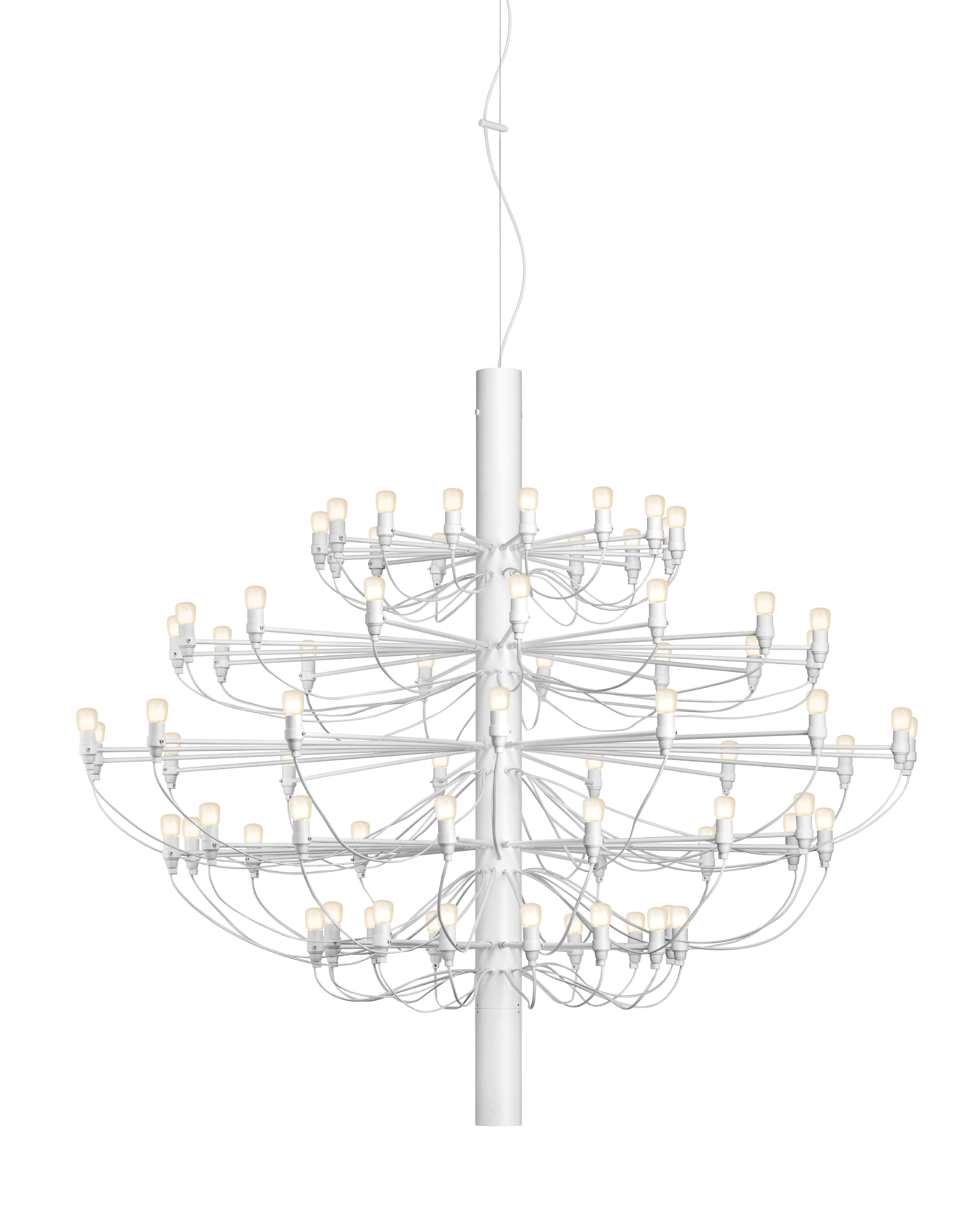 [product_category]-Flos 2097/75 Chandelier Frosted Bulbs, Matte White-Flos-8059607057759-A1551009-FLO-1