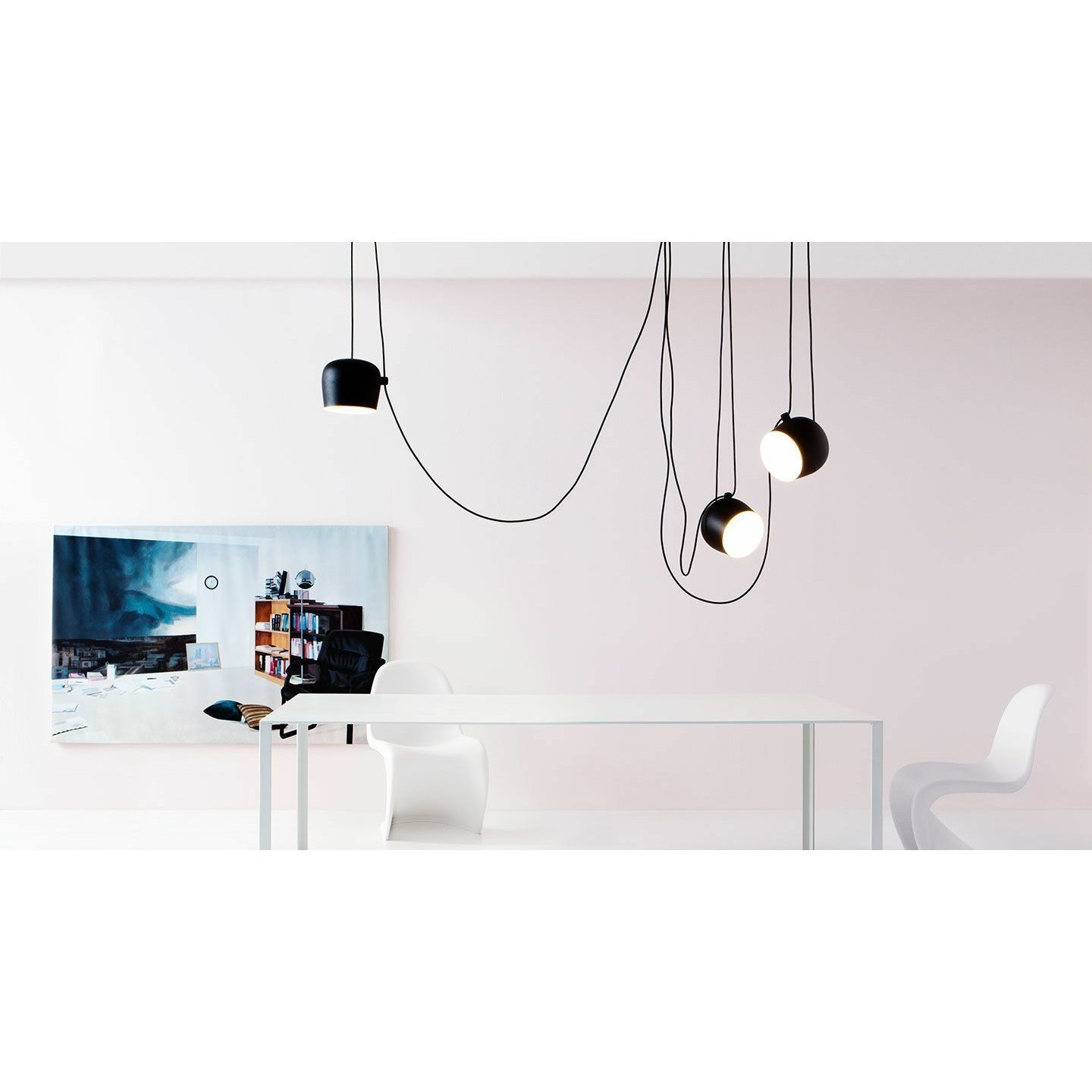 [product_category]-Flos Aim Led Pendant, Blue Steel-Flos-8059607013274-F0090023-FLO-9