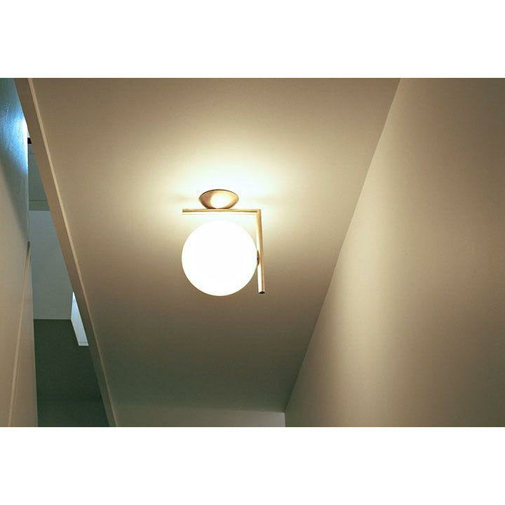 [product_category]-Flos Ic Light C/W1 Wall/Ceiling Lamp, Chrome-Flos-8059607003510-F3178057-FLO-4