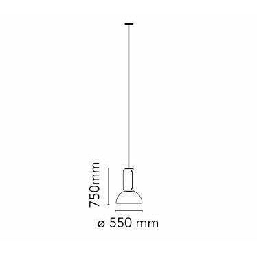 [product_category]-Flos Noctambule S1 Low Cylinder & Bowl Pendant-Flos-8059607000540-F0263000-FLO-12