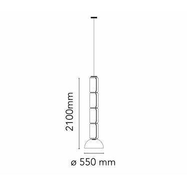 [product_category]-Flos Noctambule S4 Low Cylinder & Bowl Pendant-Flos-8059607000700-F0275000-FLO-12