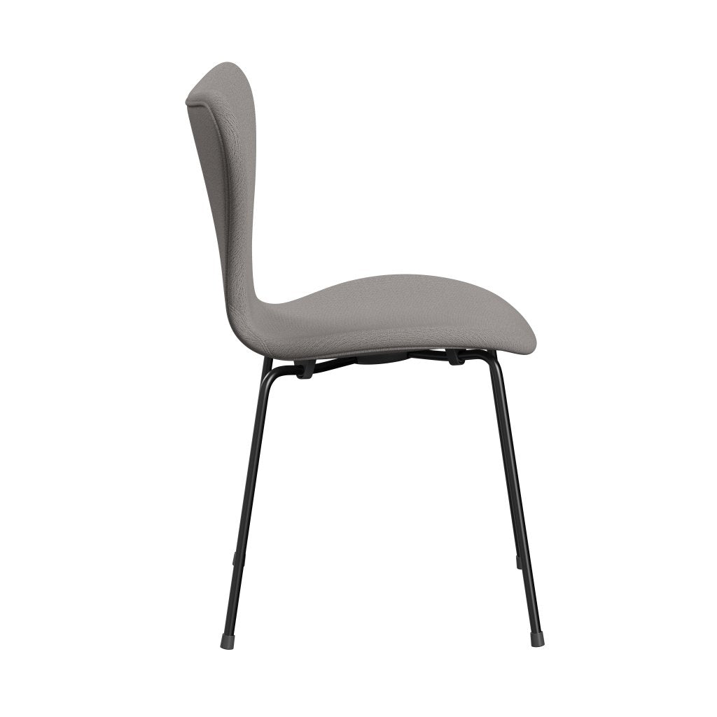 Fritz Hansen 3107 Stoel Volledige bekleding, zwart/Christianshavn Beige