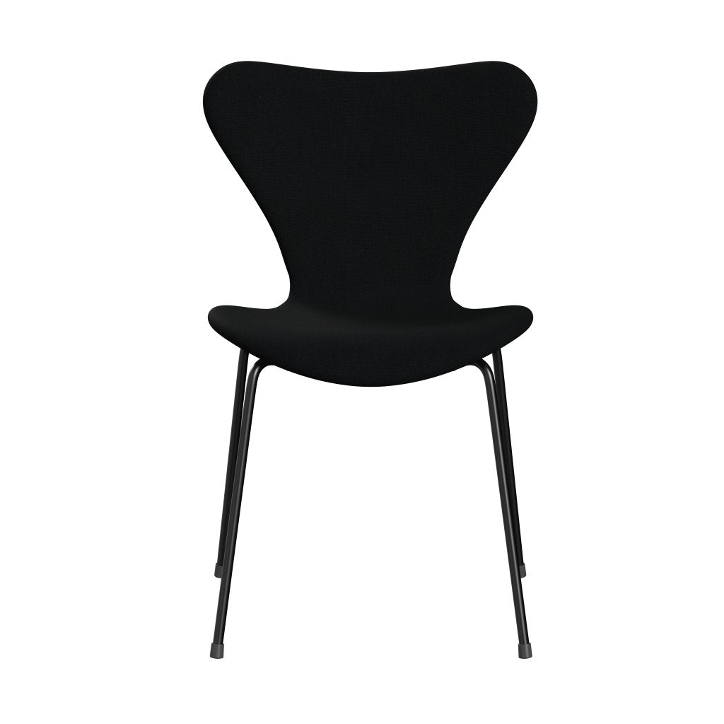 Fritz Hansen 3107 Stoel Volledige bekleding, zwarte/Christianshavn Black Uni