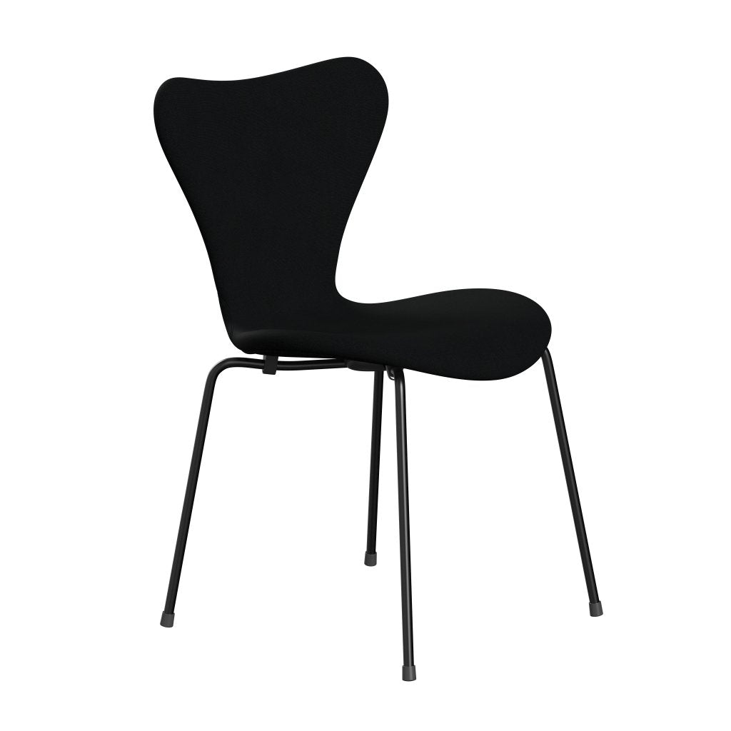 Fritz Hansen 3107 Stoel Volledige bekleding, zwarte/Christianshavn Black Uni