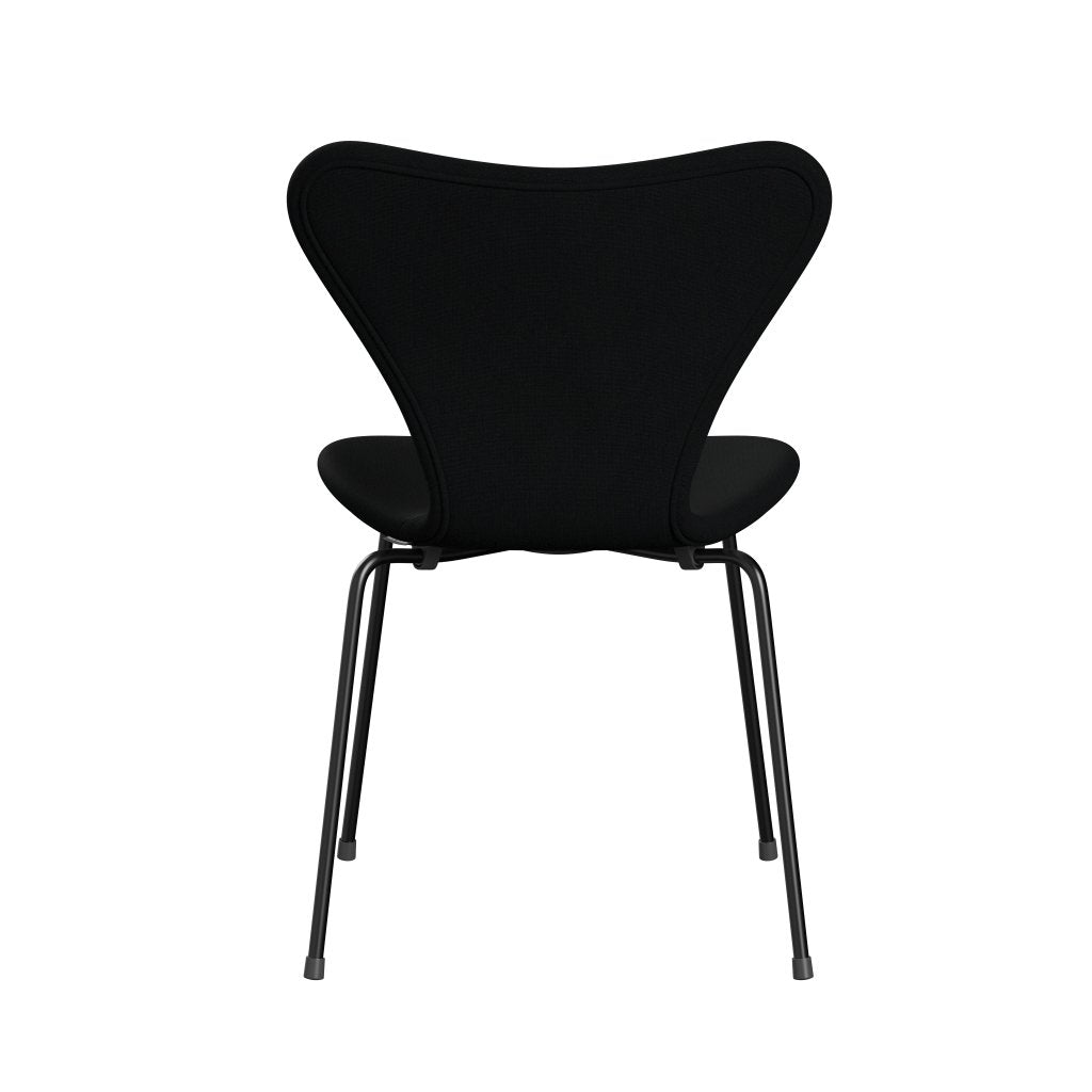 Fritz Hansen 3107 Stoel Volledige bekleding, zwarte/Christianshavn Black Uni