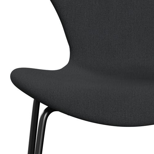 Fritz Hansen 3107 stoel Volledige bekleding, zwart/Christianshavn Gray