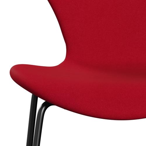 [product_category]-Fritz Hansen 3107 Chair Full Upholstery, Black/Divina Pink-Fritz Hansen-3107FU-DIV636-DRBL-FRI-6