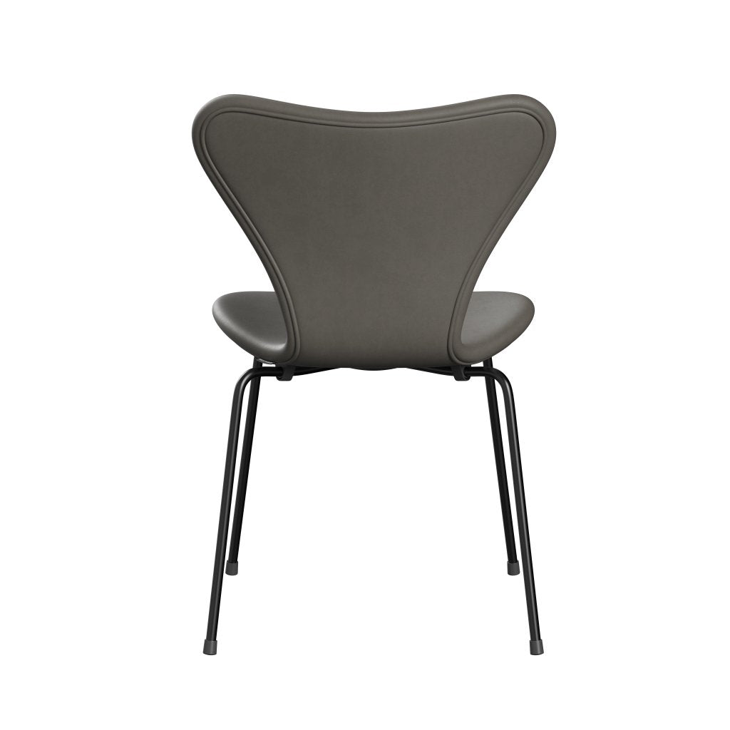 Fritz Hansen 3107 Stuhl Vollpolsterung, Schwarz/Essential Lava