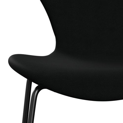 Fritz Hansen 3107 Stuhl Vollpolsterung, Schwarz/Fame Schwarz