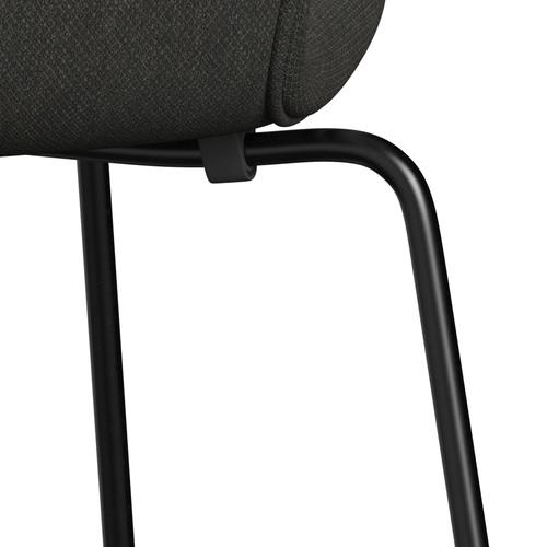 Fritz Hansen 3107 Stuhl Vollpolsterung, Schwarz/Ford Schwarz/Braun