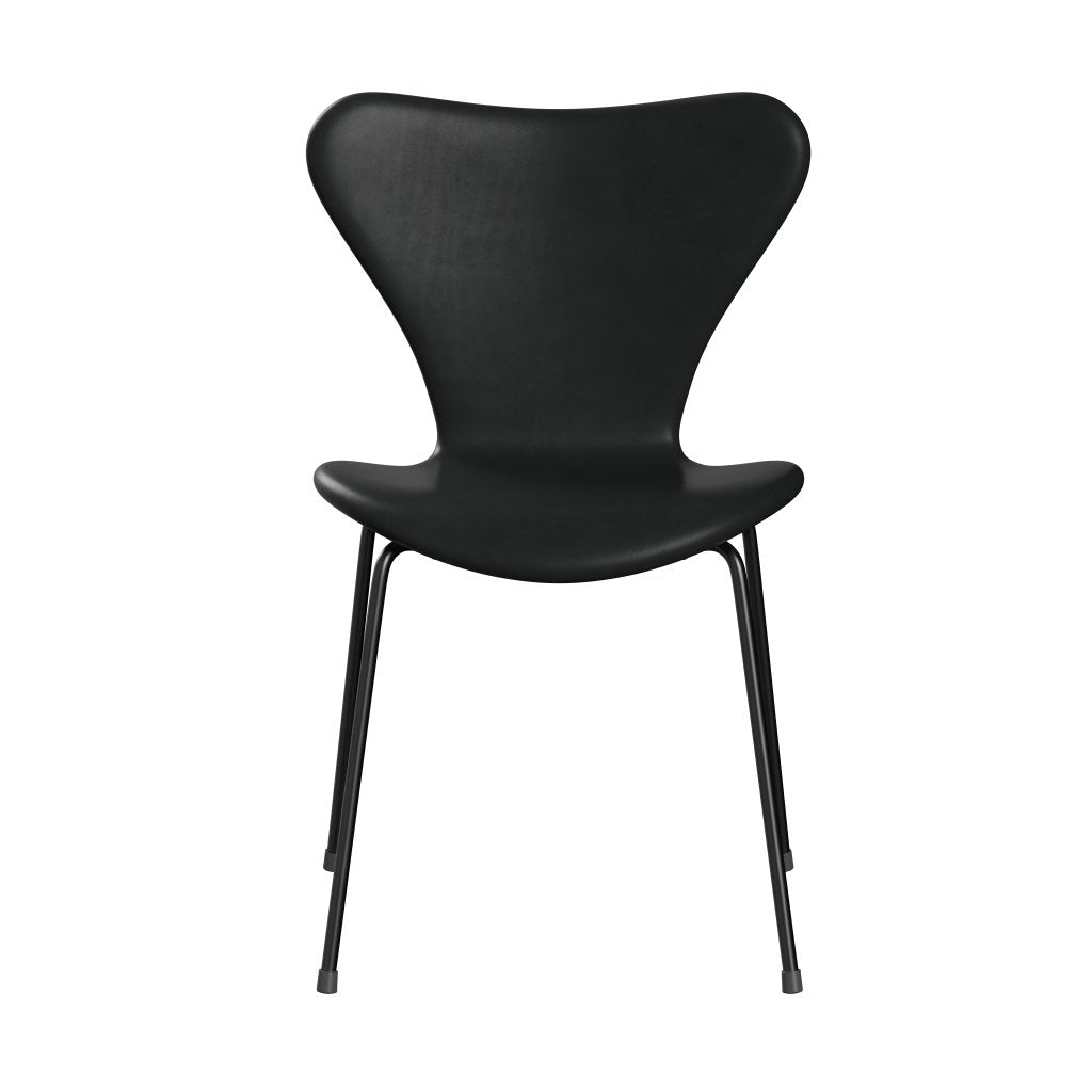 Fritz Hansen 3107 Stuhl Vollpolsterung, Schwarz/Grace Schwarz