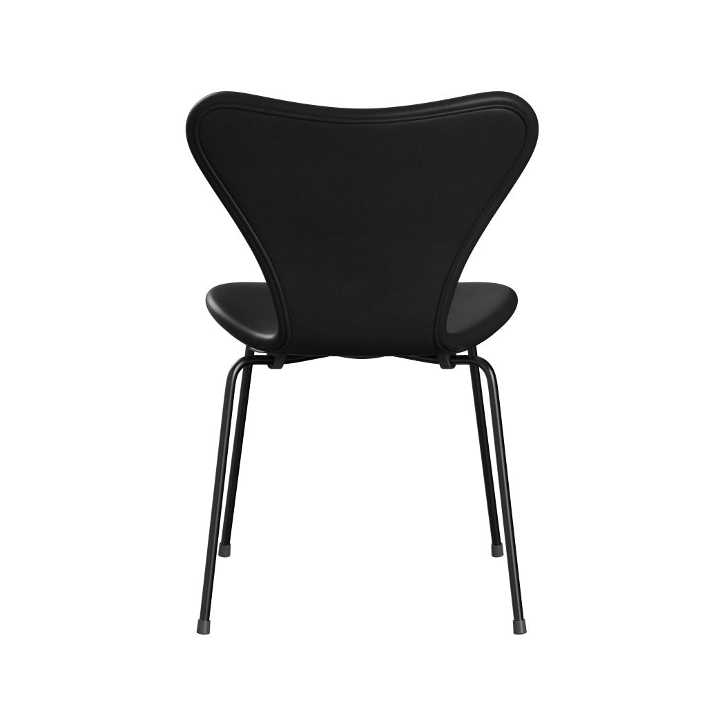 Fritz Hansen 3107 Stuhl Vollpolsterung, Schwarz/Grace Schwarz