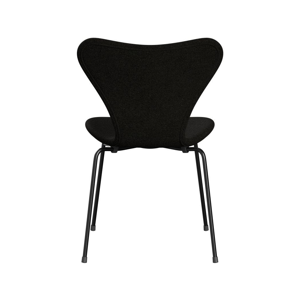 Fritz Hansen 3107 Stuhl Vollpolsterung, Schwarz/Hallingdal Schwarz/Grau (Hal173)