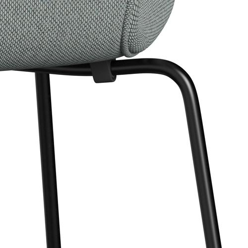 [product_category]-Fritz Hansen 3107 Chair Full Upholstery, Black/Re Wool Pale Aqua-Fritz Hansen-3107FU-REW828-DRBL-FRI-7