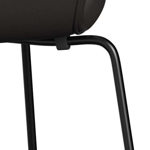 [product_category]-Fritz Hansen 3107 Chair Full Upholstery, Black/Soft Black Brown-Fritz Hansen-3107FU-SOBBR-DRBL-FRI-7