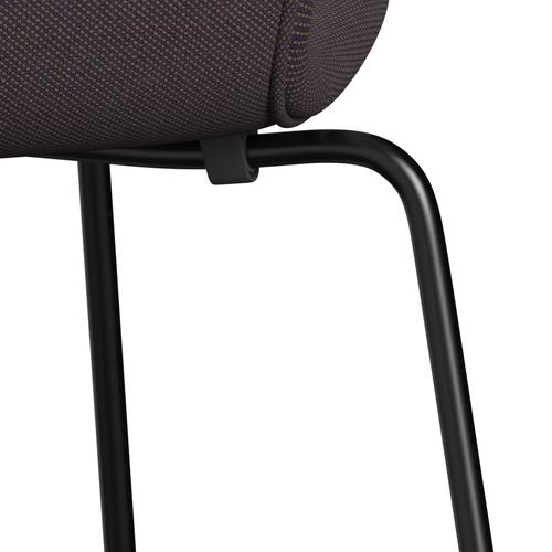 [product_category]-Fritz Hansen 3107 Chair Full Upholstery, Black/Steelcut Trio Brown-Fritz Hansen-3107FU-STR283-DRBL-FRI-7