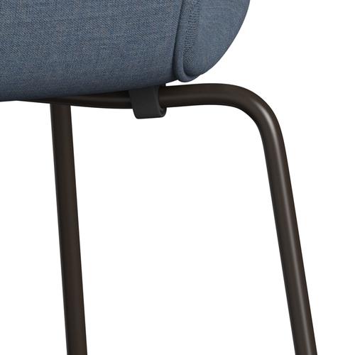 [product_category]-Fritz Hansen 3107 Chair Full Upholstery, Brown Bronze/Remix Grey (Rem733)-Fritz Hansen-3107FU-REM733-DBPC-FRI-7