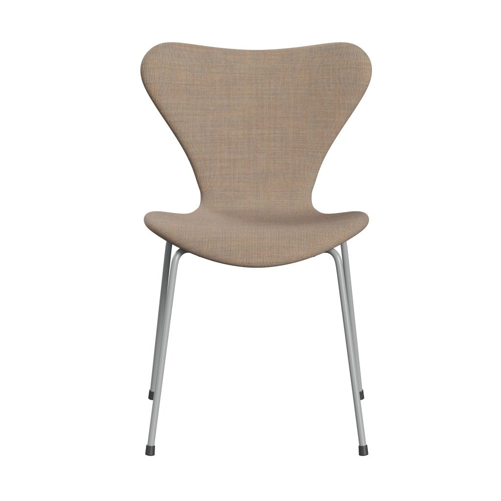 [product_category]-Fritz Hansen 3107 Chair Full Upholstery, Nine Grey/Canvas Sand-Fritz Hansen-3107FU-CA0224-DRNIGR-FRI-1