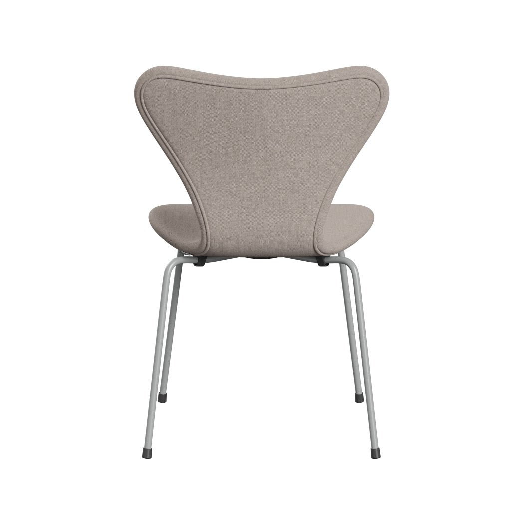 [product_category]-Fritz Hansen 3107 Chair Full Upholstery, Nine Grey/Christianshavn Light Beige-Fritz Hansen-3107FU-CH1120-DRNIGR-FRI-4