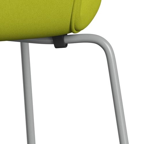 [product_category]-Fritz Hansen 3107 Chair Full Upholstery, Nine Grey/Divina Lime-Fritz Hansen-3107FU-DIV936-DRNIGR-FRI-7