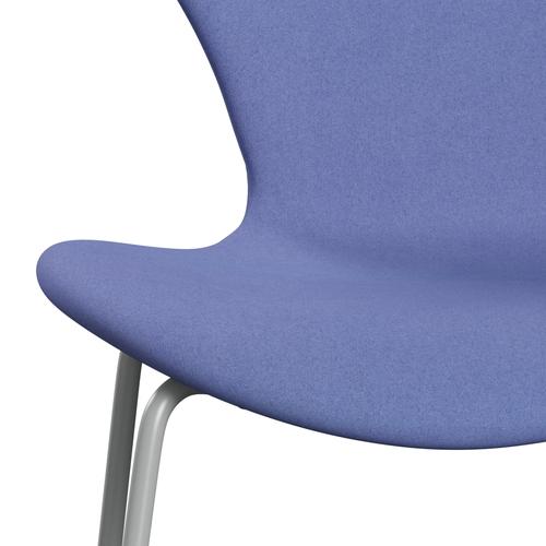 [product_category]-Fritz Hansen 3107 Chair Full Upholstery, Nine Grey/Divina Pastel Blue-Fritz Hansen-3107FU-DIV676-DRNIGR-FRI-6