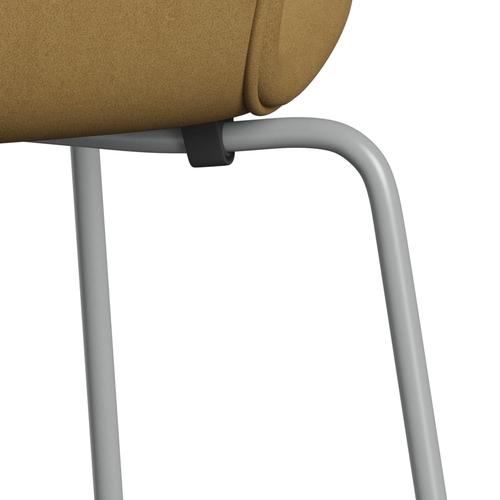 [product_category]-Fritz Hansen 3107 Chair Full Upholstery, Nine Grey/Divina Sand Light-Fritz Hansen-3107FU-DIV236-DRNIGR-FRI-7