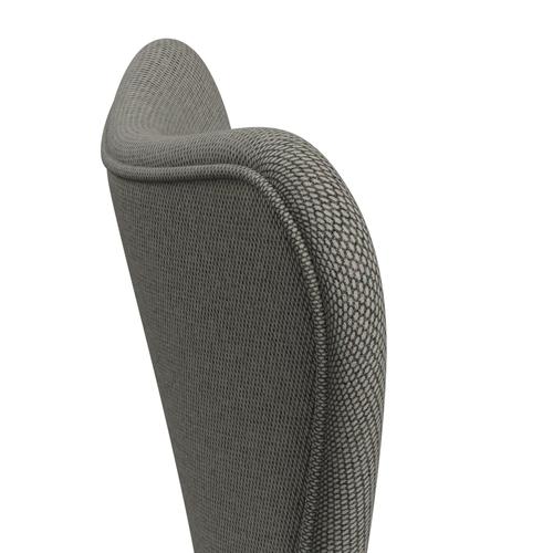 [product_category]-Fritz Hansen 3107 Chair Full Upholstery, Nine Grey/Re Wool Grey White/Plain-Fritz Hansen-3107FU-REW128-DRNIGR-FRI-5