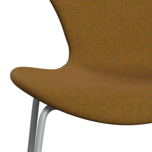 [product_category]-Fritz Hansen 3107 Chair Full Upholstery, Nine Grey/Re Wool Saffron/Natural-Fritz Hansen-3107FU-REW448-DRNIGR-FRI-6