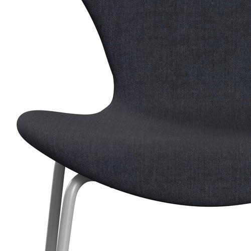 [product_category]-Fritz Hansen 3107 Chair Full Upholstery, Nine Grey/Remix Jeans Blue-Fritz Hansen-3107FU-REM753-DRNIGR-FRI-6