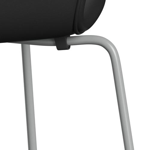 [product_category]-Fritz Hansen 3107 Chair Full Upholstery, Nine Grey/Soft Black-Fritz Hansen-3107FU-SOBLA-DRNIGR-FRI-7