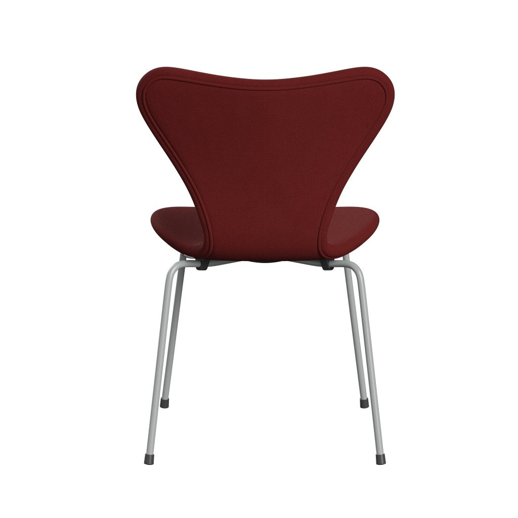 [product_category]-Fritz Hansen 3107 Chair Full Upholstery, Nine Grey/Steelcut Dark Red/Blood-Fritz Hansen-3107FU-STI615-DRNIGR-FRI-4