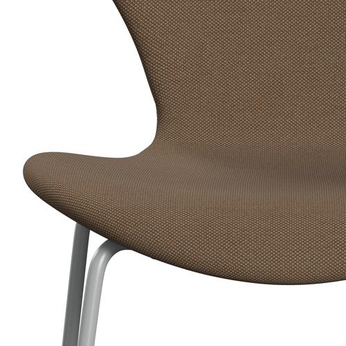 [product_category]-Fritz Hansen 3107 Chair Full Upholstery, Nine Grey/Steelcut Trio Military Green-Fritz Hansen-3107FU-STR476-DRNIGR-FRI-6