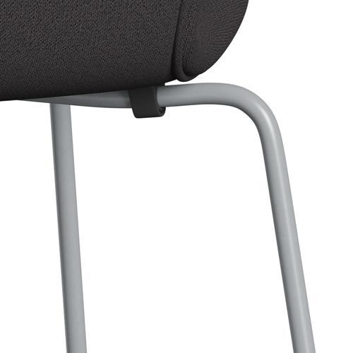 [product_category]-Fritz Hansen 3107 Chair Full Upholstery, Silver Grey/Capture Charcoal-Fritz Hansen-3107FU-CP5501-SIGREY-FRI-7