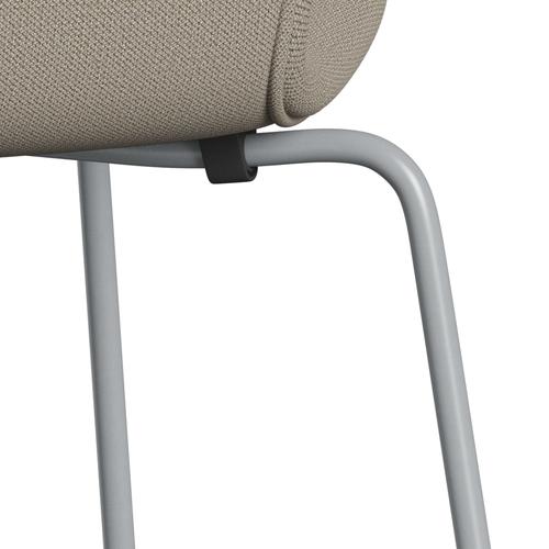 [product_category]-Fritz Hansen 3107 Chair Full Upholstery, Silver Grey/Capture Grey Sand-Fritz Hansen-3107FU-CP5103-SIGREY-FRI-7