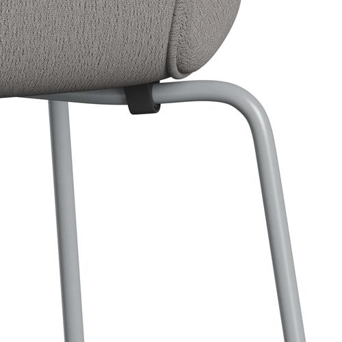 [product_category]-Fritz Hansen 3107 Chair Full Upholstery, Silver Grey/Christianshavn Beige-Fritz Hansen-3107FU-CH1121-SIGREY-FRI-7