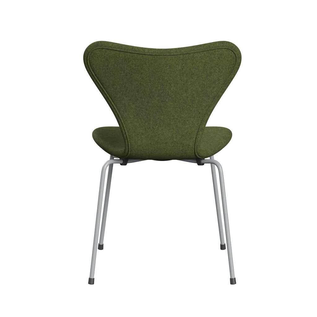 [product_category]-Fritz Hansen 3107 Chair Full Upholstery, Silver Grey/Divina Md Wintergreen-Fritz Hansen-3107FU-DMD943-SIGREY-FRI-4