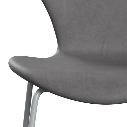 [product_category]-Fritz Hansen 3107 Chair Full Upholstery, Silver Grey/Embrace Concrete-Fritz Hansen-3107FU-SECONC-SIGREY-FRI-6