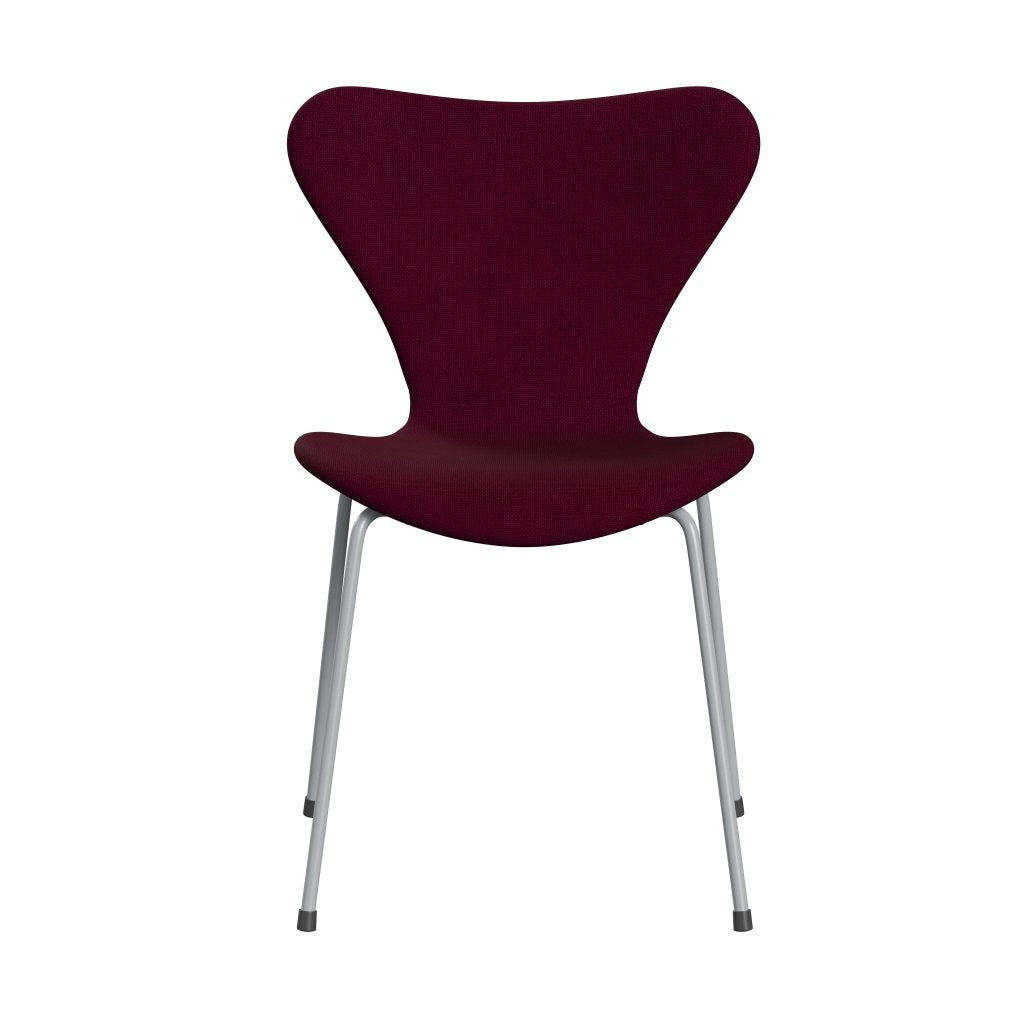 [product_category]-Fritz Hansen 3107 Chair Full Upholstery, Silver Grey/Hallingdal Pink Dark-Fritz Hansen-3107FU-HAL563-SIGREY-FRI-1