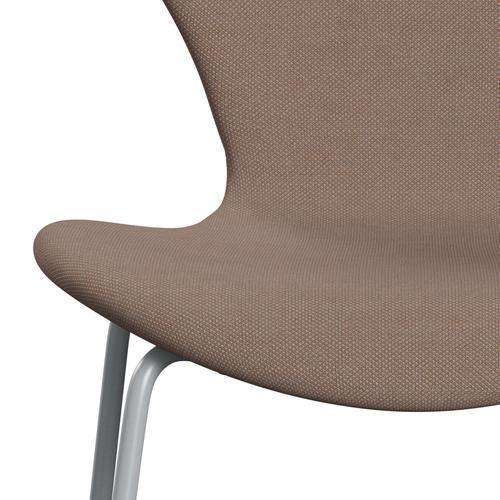 [product_category]-Fritz Hansen 3107 Chair Full Upholstery, Silver Grey/Steelcut Trio Sand Colours-Fritz Hansen-3107FU-STR426-SIGREY-FRI-6