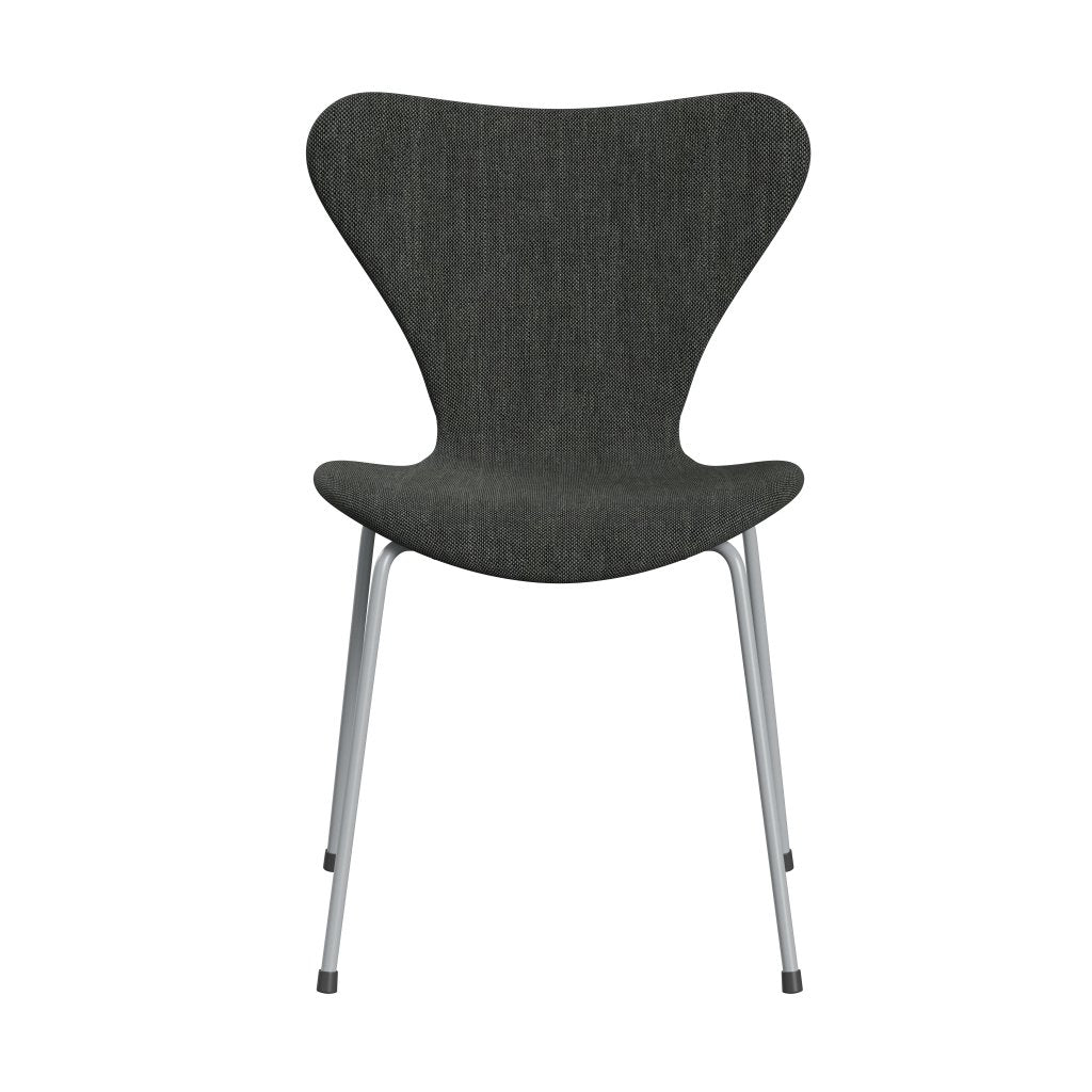 [product_category]-Fritz Hansen 3107 Chair Full Upholstery, Silver Grey/Sunniva 2 Light Grey/Dark Grey-Fritz Hansen-3107FU-SV173-SIGREY-FRI-1