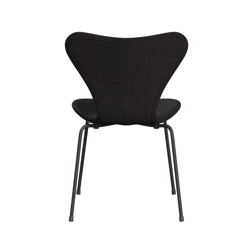 [product_category]-Fritz Hansen 3107 Chair Full Upholstery, Warm Graphite/Canvas Black-Fritz Hansen-3107FU-CA0174-WARGRA-FRI-4