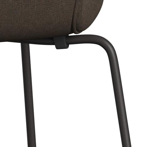 [product_category]-Fritz Hansen 3107 Chair Full Upholstery, Warm Graphite/Canvas Military Green-Fritz Hansen-3107FU-CA0936-WARGRA-FRI-7