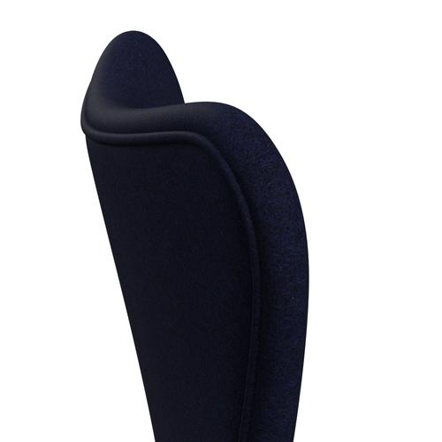 [product_category]-Fritz Hansen 3107 Chair Full Upholstery, Warm Graphite/Divina Melange Dark Blue-Fritz Hansen-3107FU-DIM787-WARGRA-FRI-5