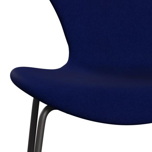 [product_category]-Fritz Hansen 3107 Chair Full Upholstery, Warm Graphite/Divina Royal Blue-Fritz Hansen-3107FU-DIV791-WARGRA-FRI-6