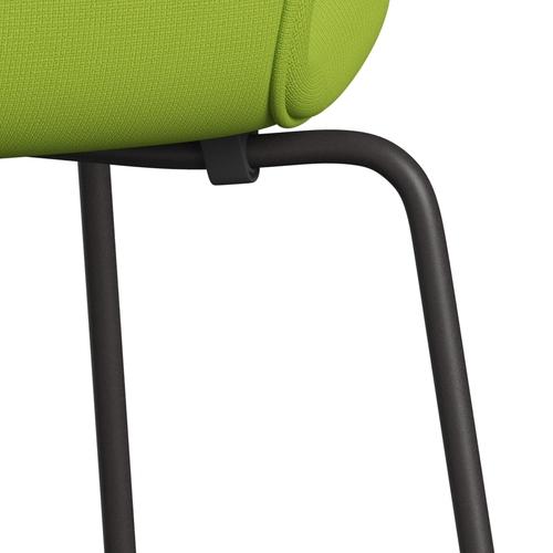 [product_category]-Fritz Hansen 3107 Chair Full Upholstery, Warm Graphite/Fame Neon Green-Fritz Hansen-3107FU-F68144-WARGRA-FRI-7